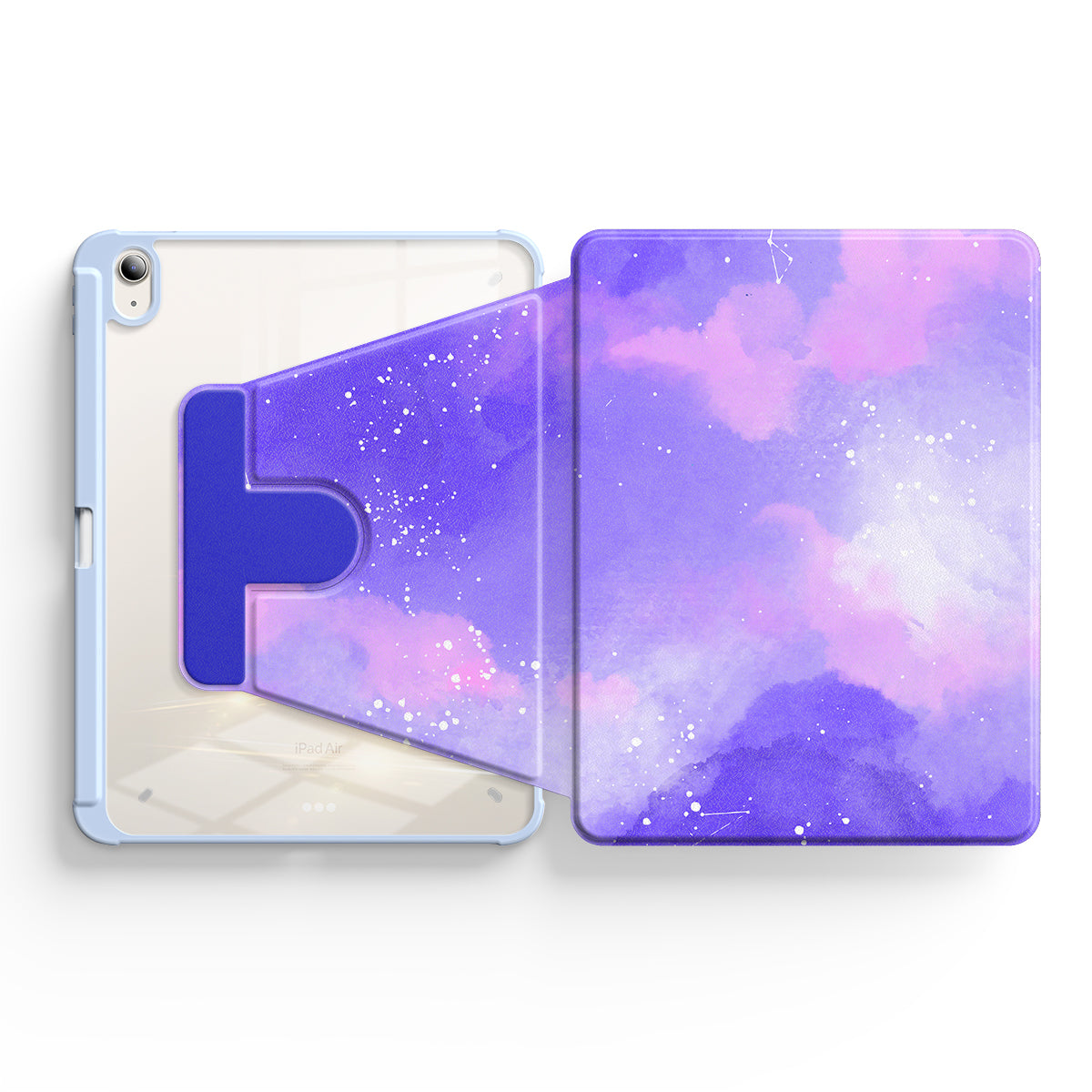 Astral Violet | iPad Series Snap 360° Stand Impact Resistant Case