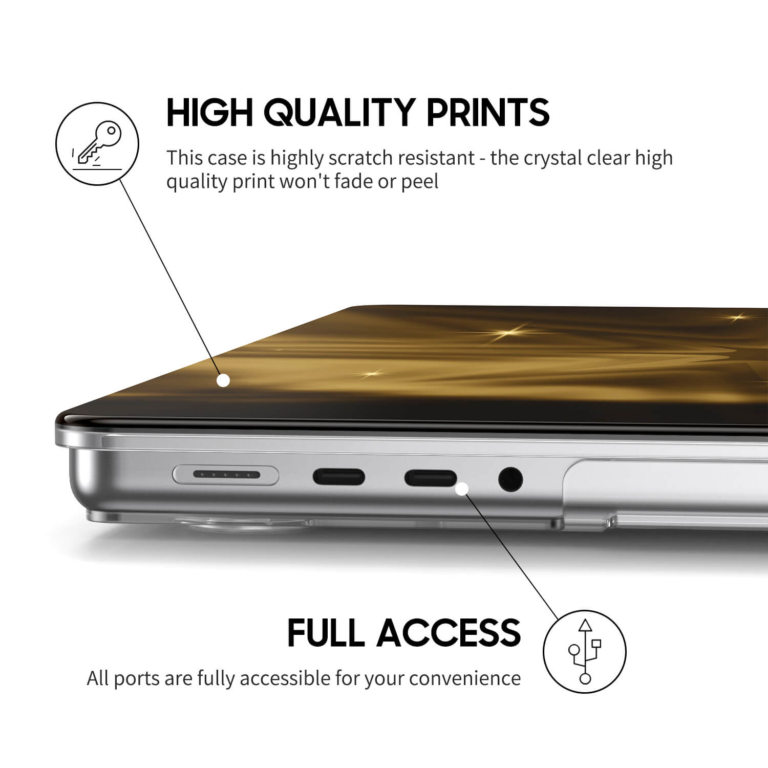 Space-Time Gate | Macbook Anti-Fall Protective Case