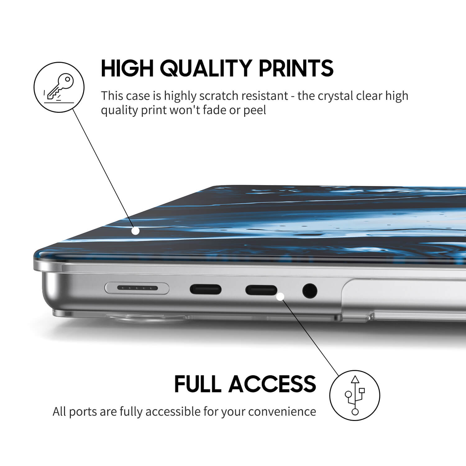 Laser Smoke | Macbook Anti-Fall Protective Case