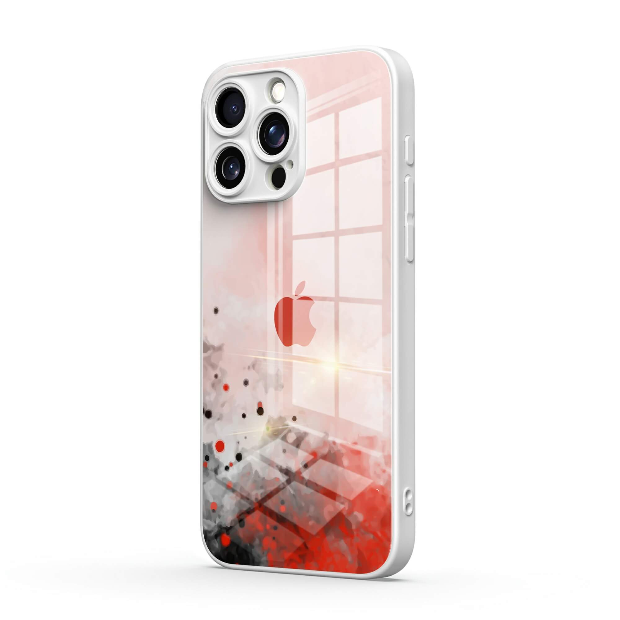 Splash Ink Red | IPhone Series Impact Resistant Protective Case