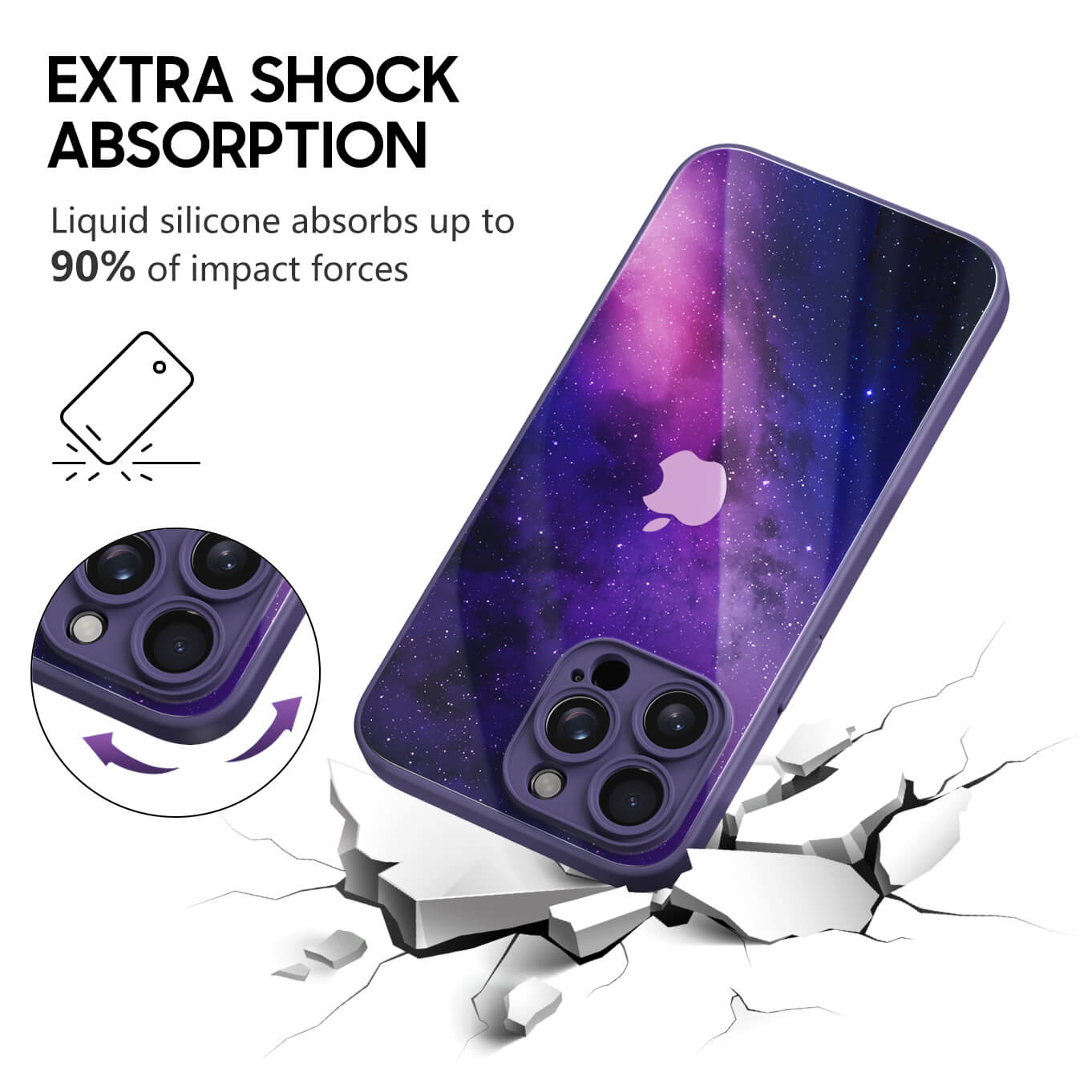 Galaxy's Edge | IPhone Series Impact Resistant Protective Case