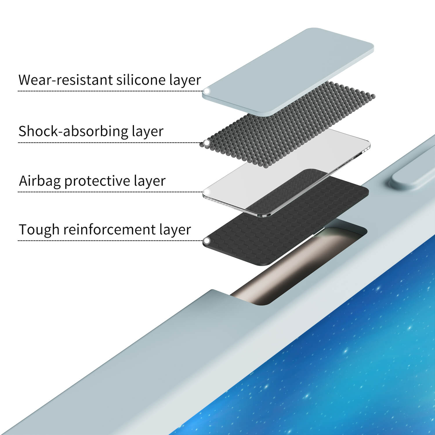 Interstellar Line | Samsung Series Impact Resistant Protective Case