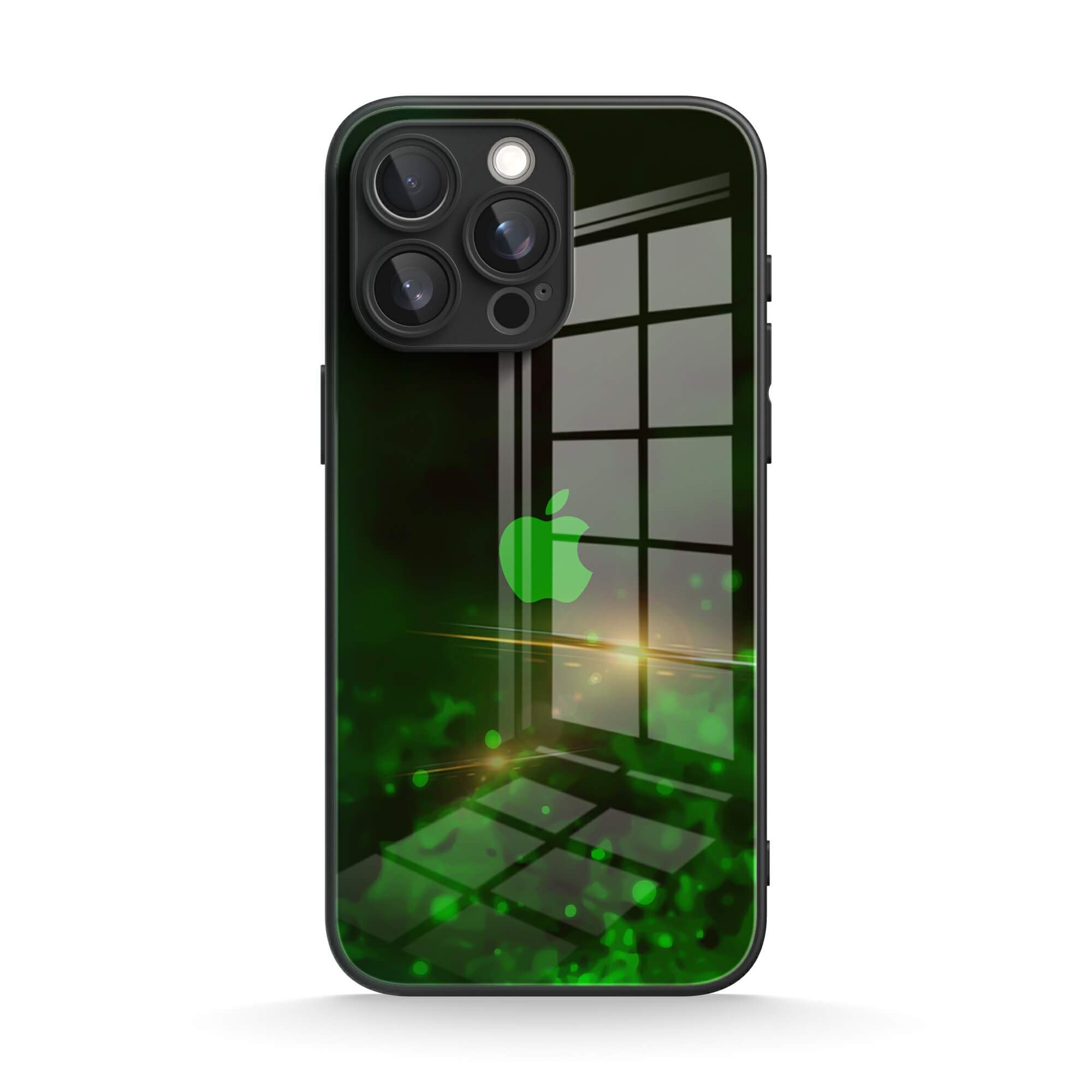 Black Green | IPhone Series Impact Resistant Protective Case