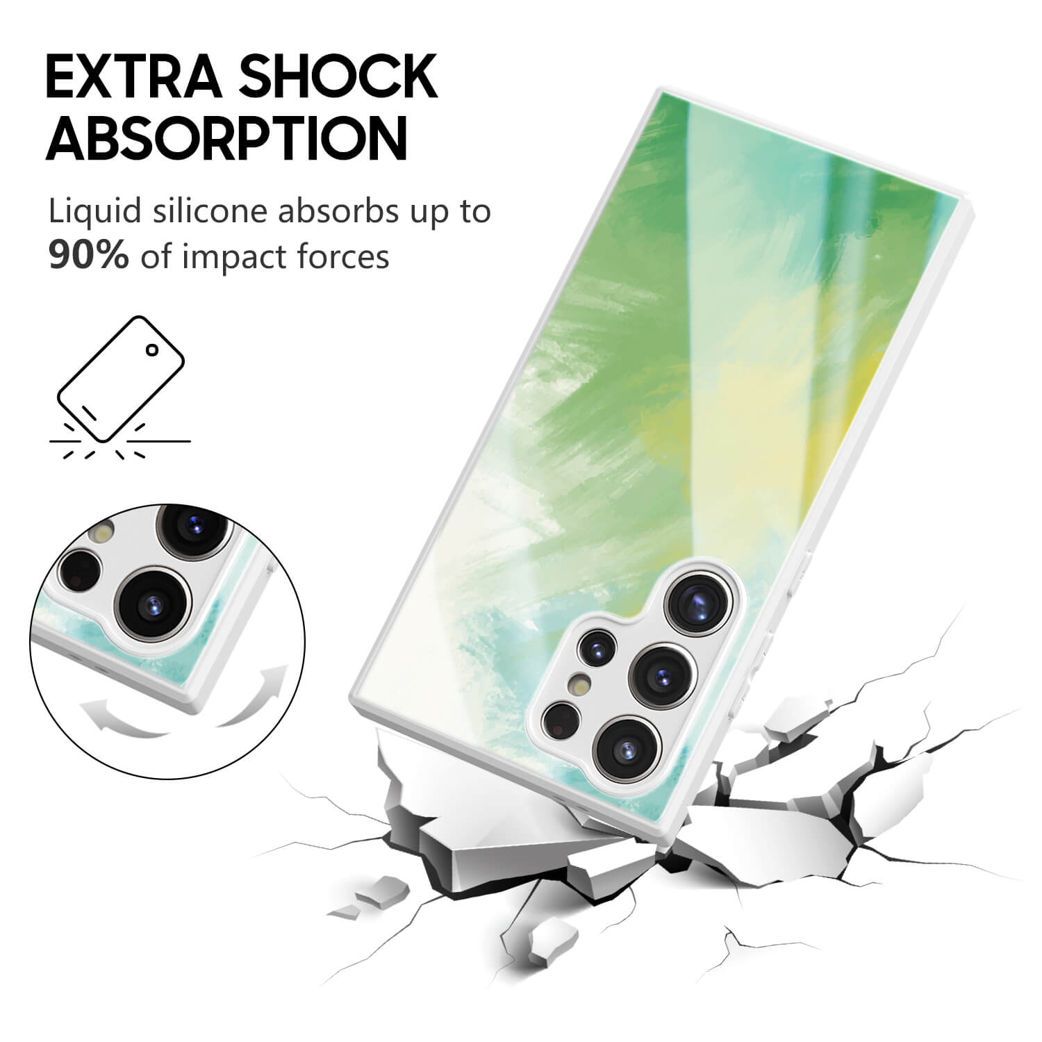 Snow Peak Color | Samsung Series Impact Resistant Protective Case