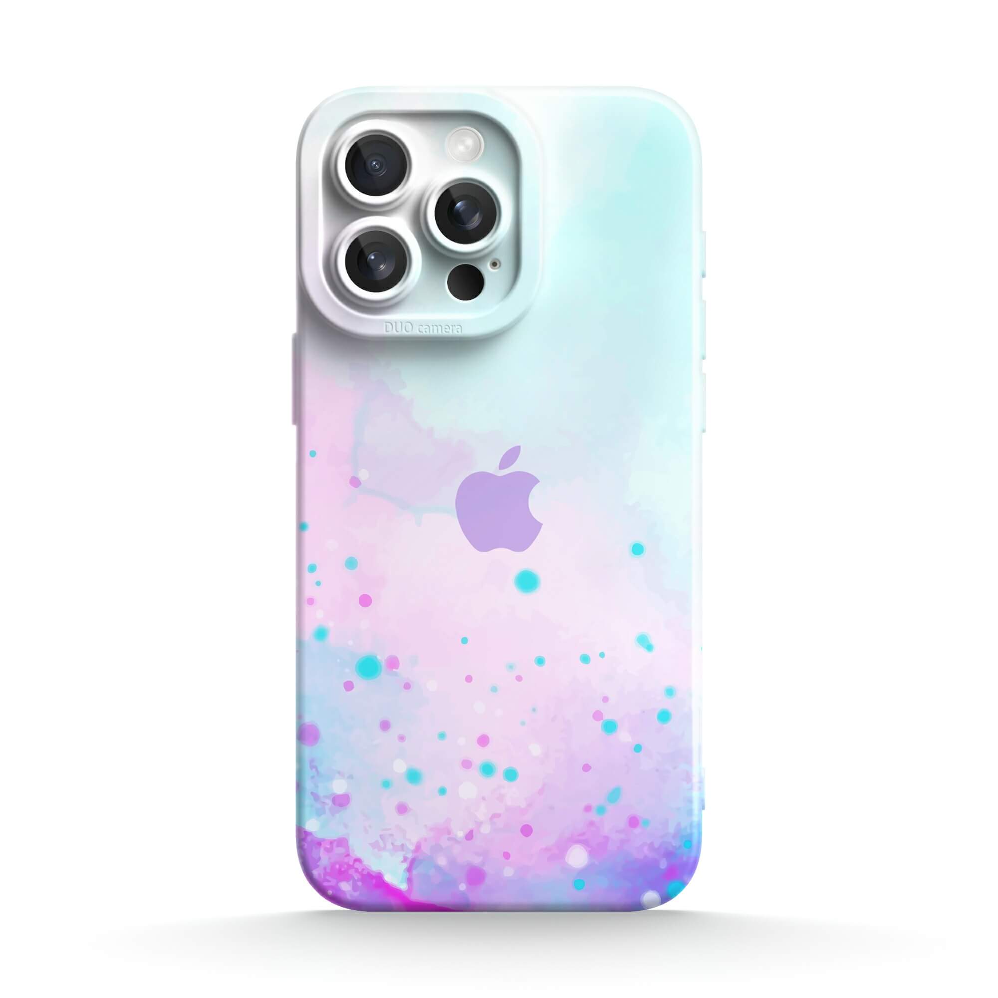 Watercolor Pink Blue | IPhone Series Impact Resistant Protective Case